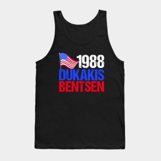 1988 Dukakis Bentsen Retro Election Tank Top